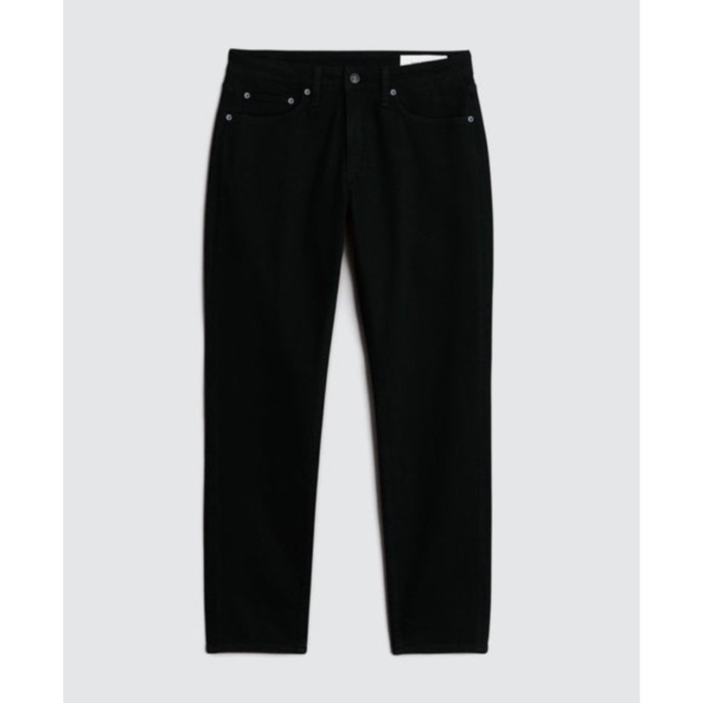 Rag & Bone Mens 33x32 Black Fit 3 Athletic Tapered Stretch Jeans Denim Goth A3